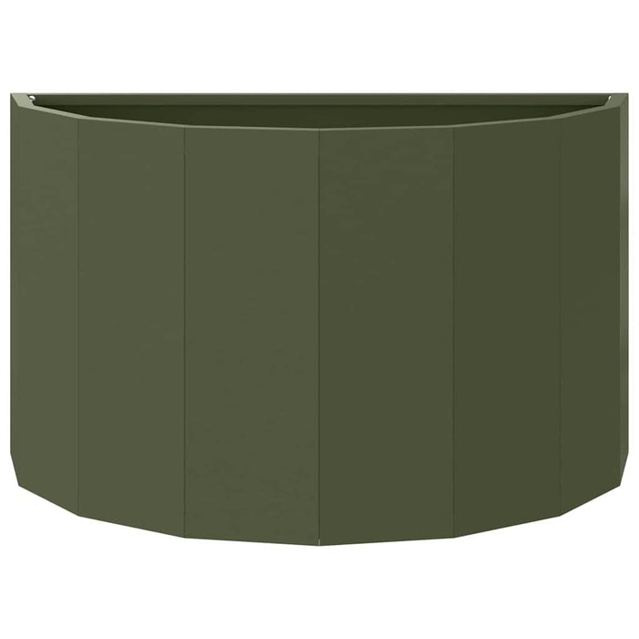 Jardinieră Verde măsliniu 60 x 30 x 35 cm Oțel - WALTI WALTI