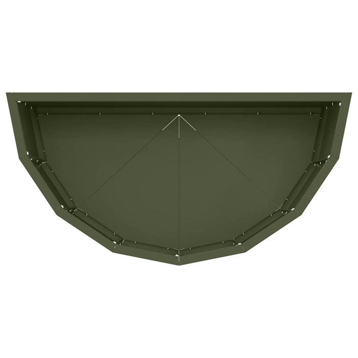 Jardinieră Verde măsliniu 60 x 30 x 35 cm Oțel - WALTI WALTI