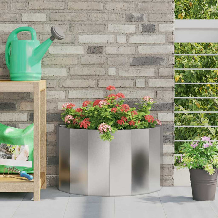 Jardinieră Argintiu 60 x 30 x 35 cm Oţel inoxidabil - WALTI WALTI