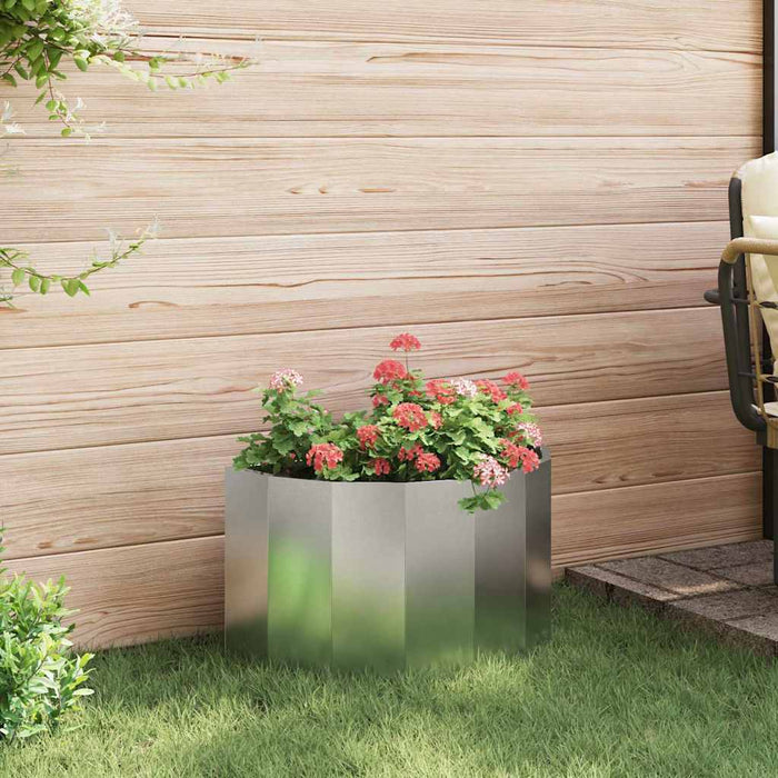 Jardinieră Argintiu 60 x 30 x 35 cm Oţel inoxidabil - WALTI WALTI