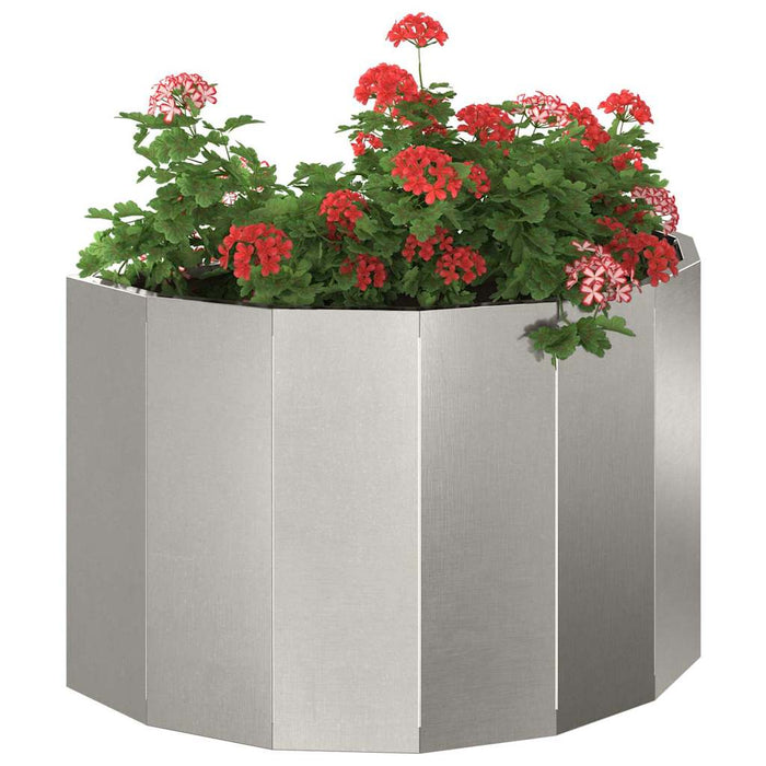 Jardinieră Argintiu 60 x 30 x 35 cm Oţel inoxidabil - WALTI WALTI