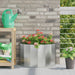 Jardinieră Argintiu 60 x 30 x 35 cm Oțel Galvanizat - WALTI WALTI