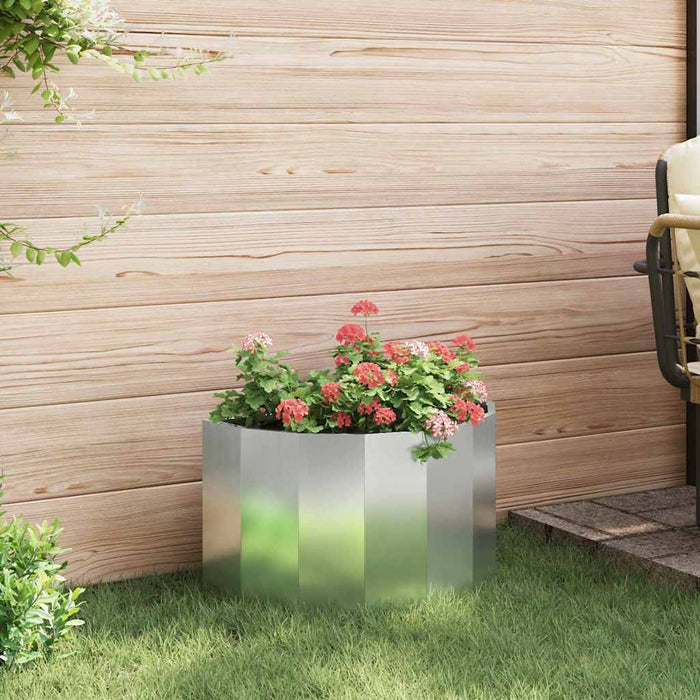 Jardinieră Argintiu 60 x 30 x 35 cm Oțel Galvanizat - WALTI WALTI