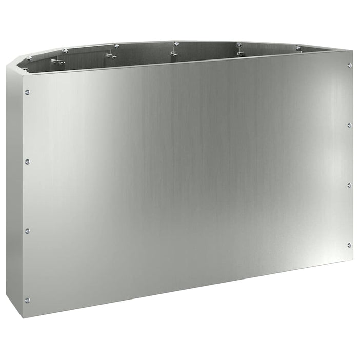 Jardinieră Argintiu 60 x 30 x 35 cm Oțel Galvanizat - WALTI WALTI