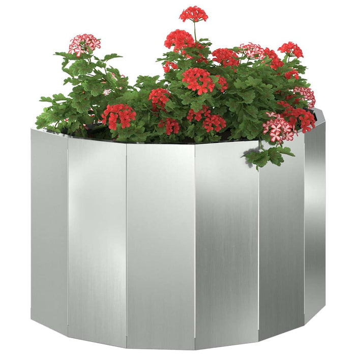 Jardinieră Argintiu 60 x 30 x 35 cm Oțel Galvanizat - WALTI WALTI