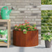Jardinieră Ruginit 60 x 30 x 35 cm Oțel rezistent de intemperii - WALTI WALTI