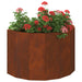 Jardinieră Ruginit 60 x 30 x 35 cm Oțel rezistent de intemperii - WALTI WALTI