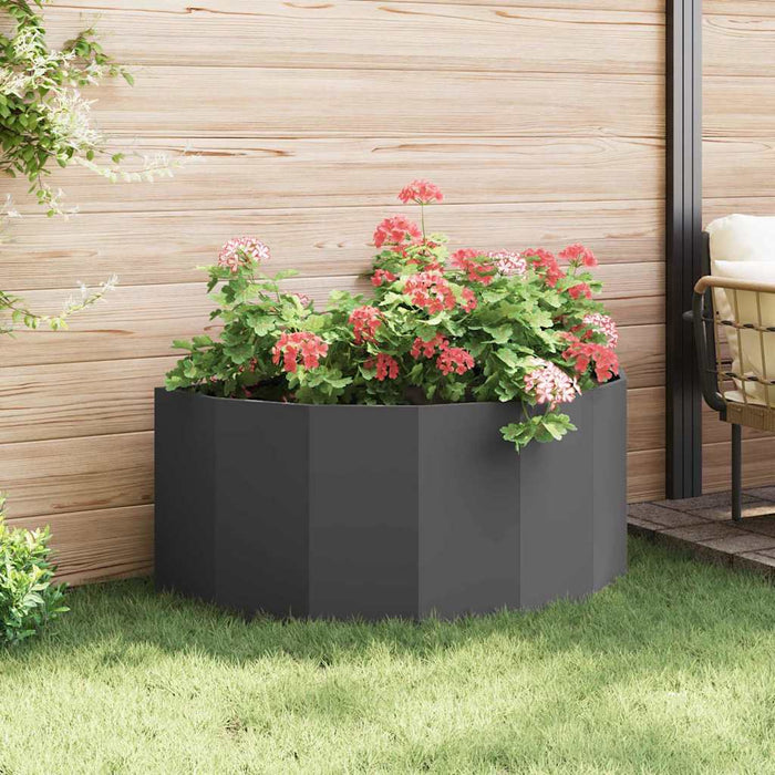 Jardinieră Negru 120 x 60 x 50 cm Oțel - WALTI WALTI