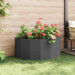 Jardinieră Negru 120 x 60 x 50 cm Oțel - WALTI WALTI