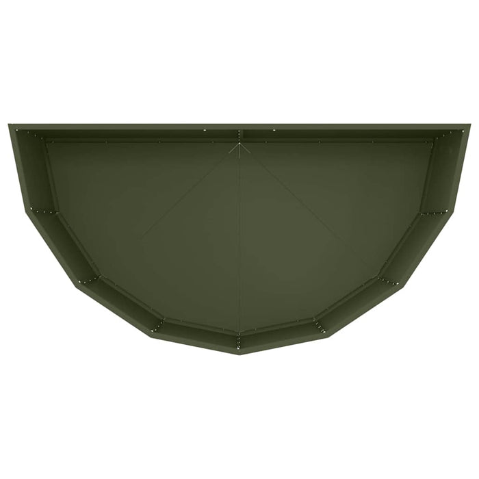 Jardinieră Verde măsliniu 120 x 60 x 50 cm Oțel - WALTI WALTI