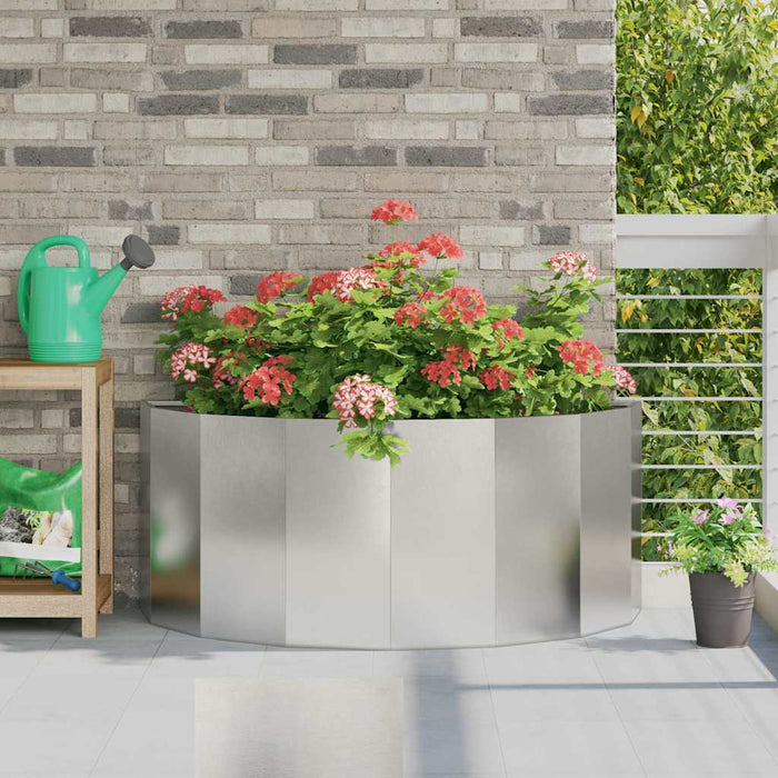 Jardinieră Argintiu 120 x 60 x 50 cm Oţel inoxidabil WALTI