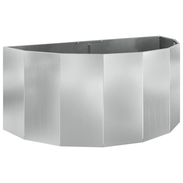Jardinieră Argintiu 120 x 60 x 50 cm Oțel Galvanizat - WALTI WALTI