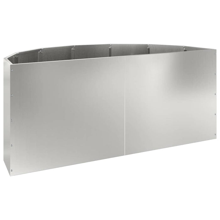 Jardinieră Argintiu 120 x 60 x 50 cm Oțel Galvanizat - WALTI WALTI