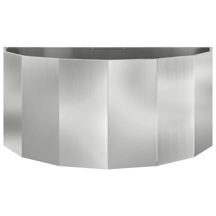 Jardinieră Argintiu 120 x 60 x 50 cm Oțel Galvanizat - WALTI WALTI
