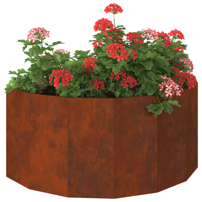 Jardinieră Ruginit 120 x 60 x 50 cm WALTI