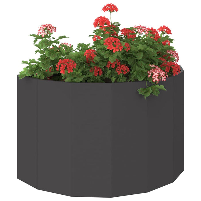 Jardinieră Negru 90 x 45 x 50 cm Oțel - WALTI WALTI