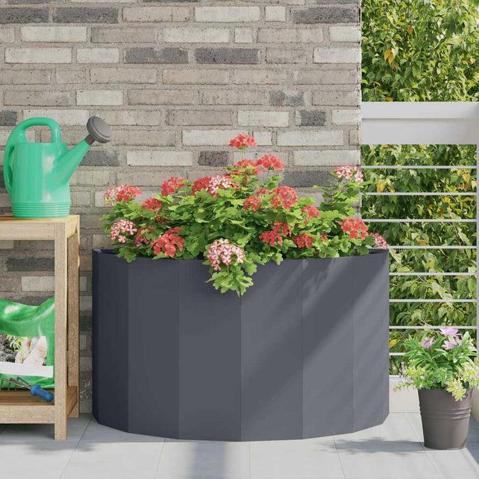 Jardinieră Antracit 90 x 45 x 50 cm Oțel - WALTI WALTI