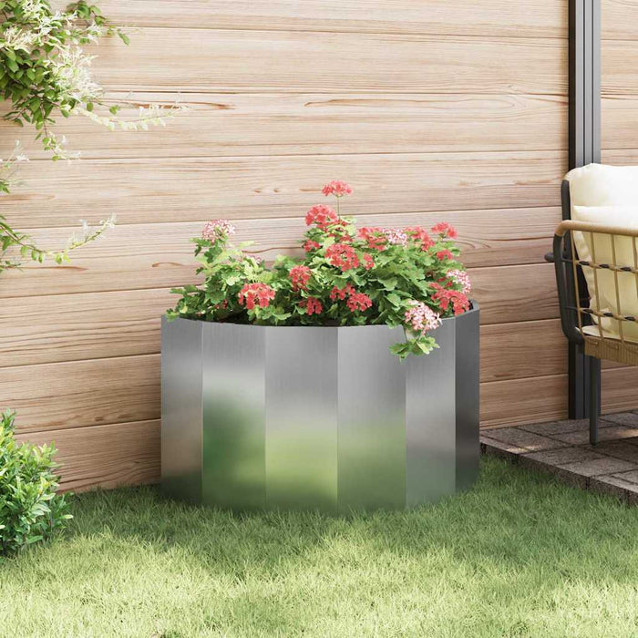 Jardinieră Argintiu 90 x 45 x 50 cm Oțel Galvanizat - WALTI WALTI