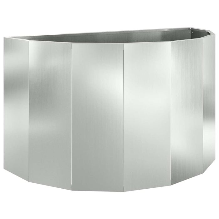 Jardinieră Argintiu 90 x 45 x 50 cm Oțel Galvanizat - WALTI WALTI