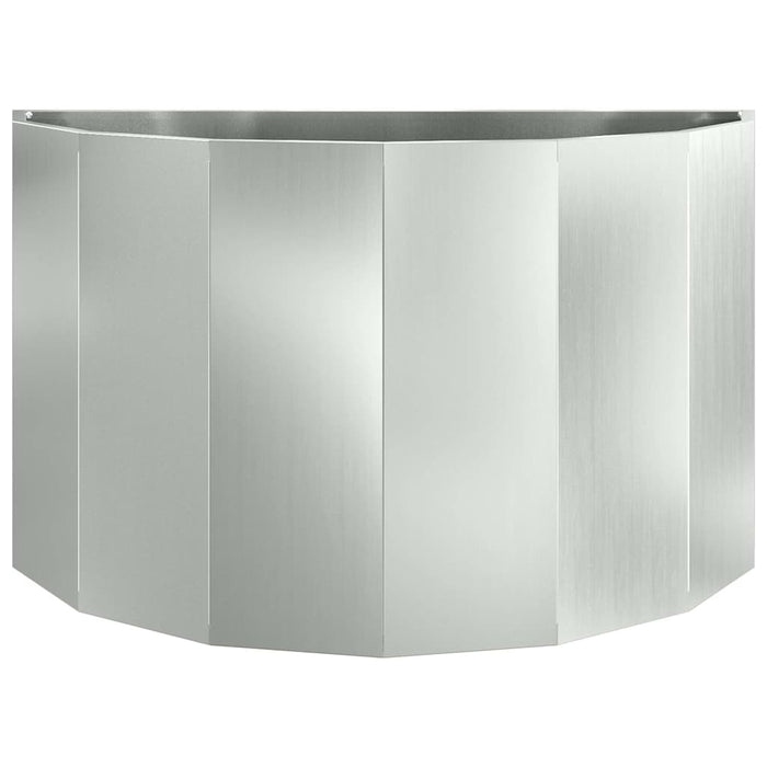 Jardinieră Argintiu 90 x 45 x 50 cm Oțel Galvanizat - WALTI WALTI