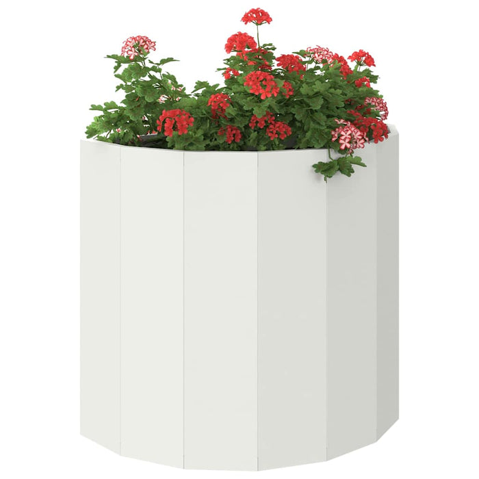 Jardinieră Alb 60 x 30 x 50 cm Oțel - WALTI WALTI
