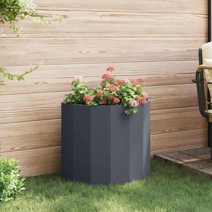 Jardinieră Antracit 60 x 30 x 50 cm Oțel - WALTI WALTI