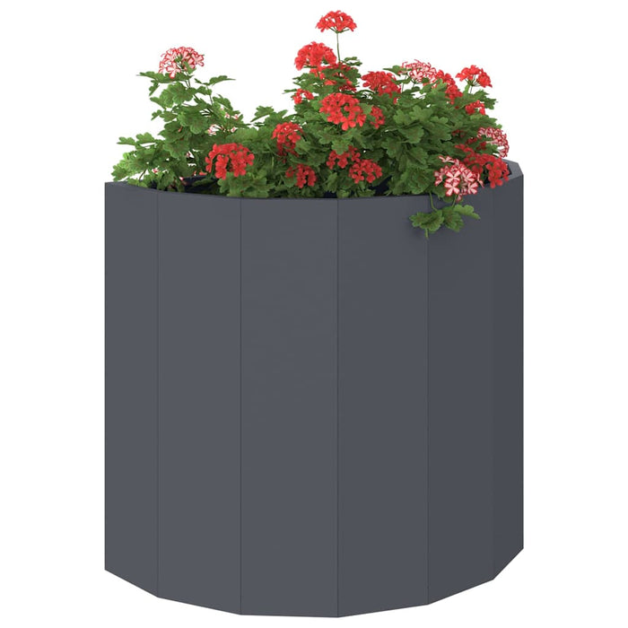 Jardinieră Antracit 60 x 30 x 50 cm Oțel - WALTI WALTI