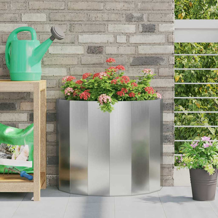 Jardinieră Argintiu 60 x 30 x 50 cm Oțel Galvanizat - WALTI WALTI