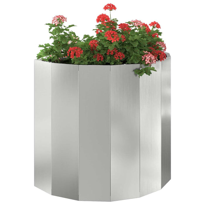 Jardinieră Argintiu 60 x 30 x 50 cm Oțel Galvanizat - WALTI WALTI