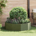 Jardinieră Verde măsliniu 120 x 120 x 35 cm Oțel - WALTI WALTI