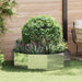 Jardinieră Argintiu 120 x 120 x 35 cm Oțel Galvanizat - WALTI WALTI