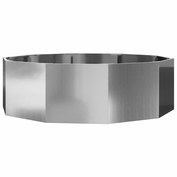 Jardinieră Argintiu 120 x 120 x 35 cm Oțel Galvanizat - WALTI WALTI