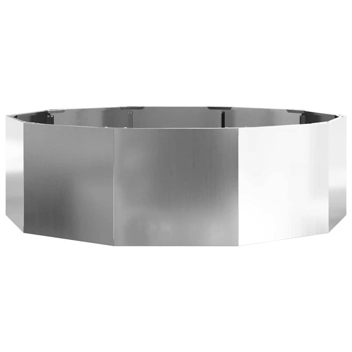 Jardinieră Argintiu 120 x 120 x 35 cm Oțel Galvanizat - WALTI WALTI