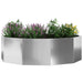 Jardinieră Argintiu 120 x 120 x 35 cm Oțel Galvanizat - WALTI WALTI