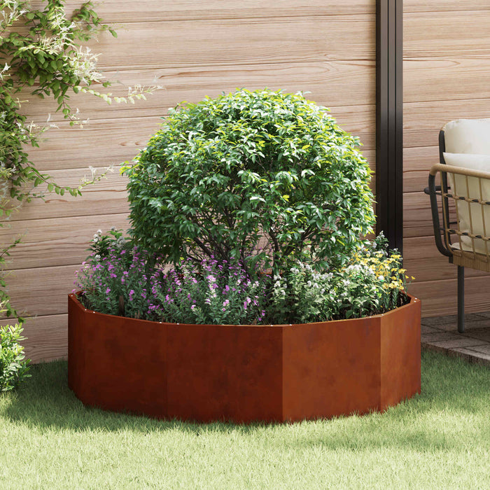 Jardinieră Ruginit 120 x 120 x 35 cm WALTI