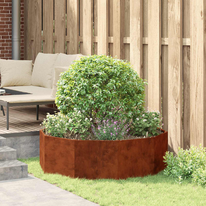 Jardinieră Ruginit 120 x 120 x 35 cm WALTI