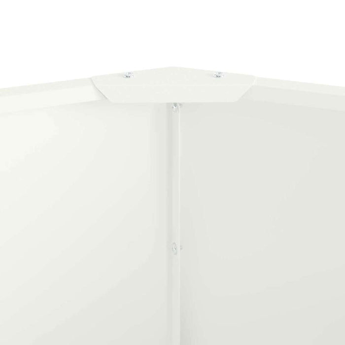 Jardinieră Alb 90 x 90 x 35 cm Oțel - WALTI WALTI