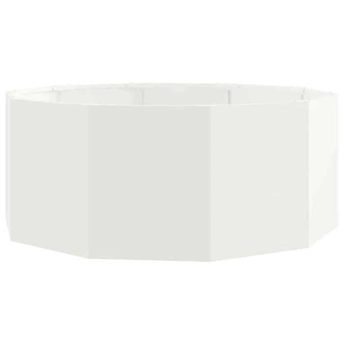 Jardinieră Alb 90 x 90 x 35 cm Oțel - WALTI WALTI
