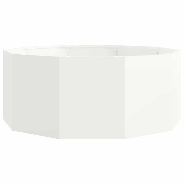 Jardinieră Alb 90 x 90 x 35 cm Oțel - WALTI WALTI