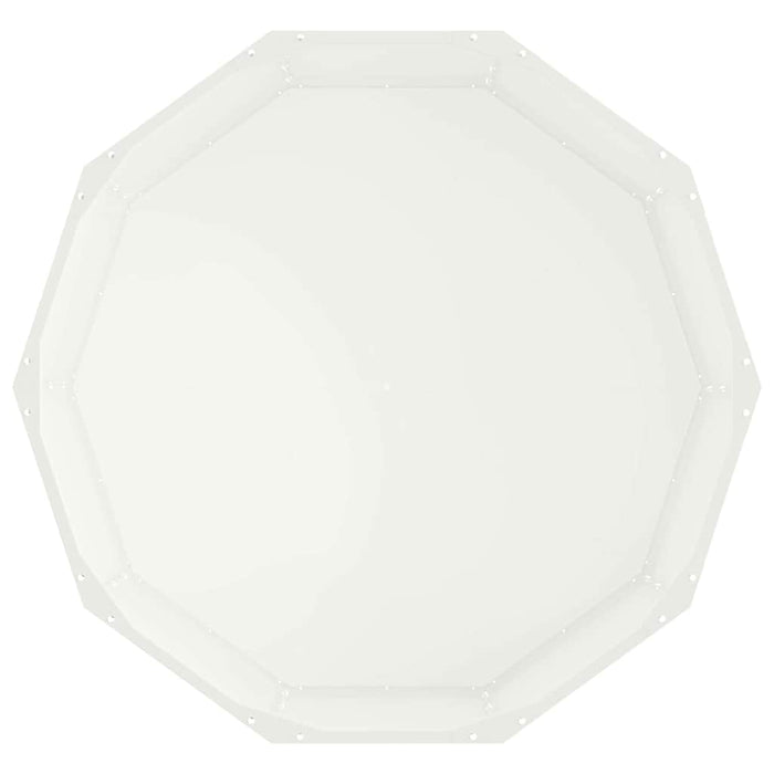 Jardinieră Alb 90 x 90 x 35 cm Oțel - WALTI WALTI