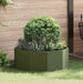 Jardinieră Verde măsliniu 90 x 90 x 35 cm Oțel - WALTI WALTI