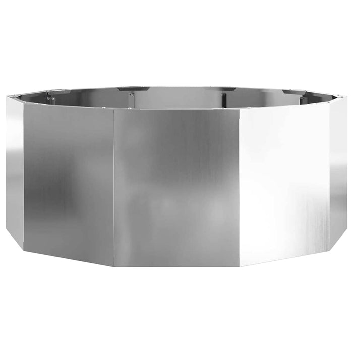 Jardinieră Argintiu 90 x 90 x 35 cm Oțel Galvanizat - WALTI WALTI