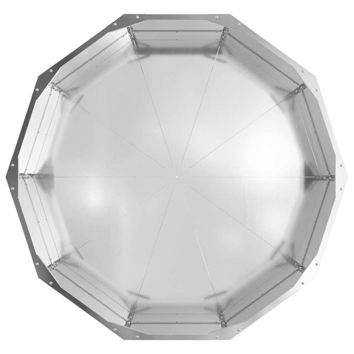 Jardinieră Argintiu 90 x 90 x 35 cm Oțel Galvanizat - WALTI WALTI