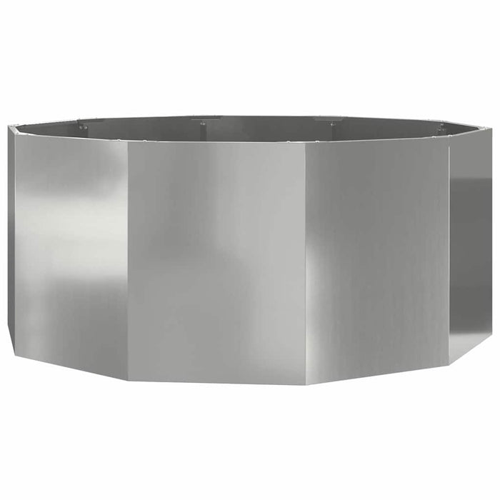 Jardinieră Argintiu 120 x 120 x 50 cm Oțel Galvanizat - WALTI WALTI