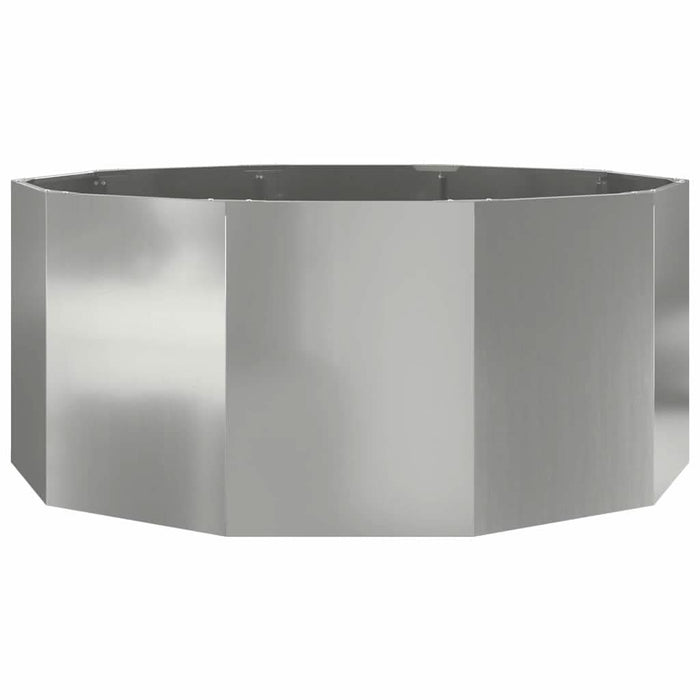 Jardinieră Argintiu 120 x 120 x 50 cm Oțel Galvanizat - WALTI WALTI