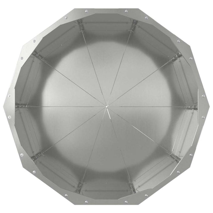 Jardinieră Argintiu 60 x 60 x 50 cm Oțel Galvanizat - WALTI WALTI