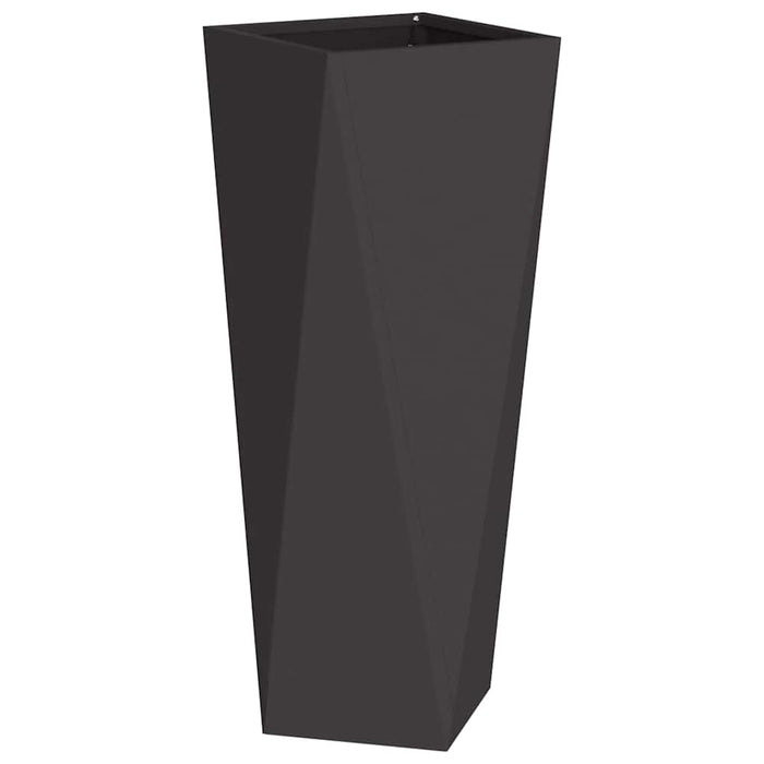 Jardinieră 2 pcs Negru 30 x 30 x 75 cm Oțel - WALTI WALTI
