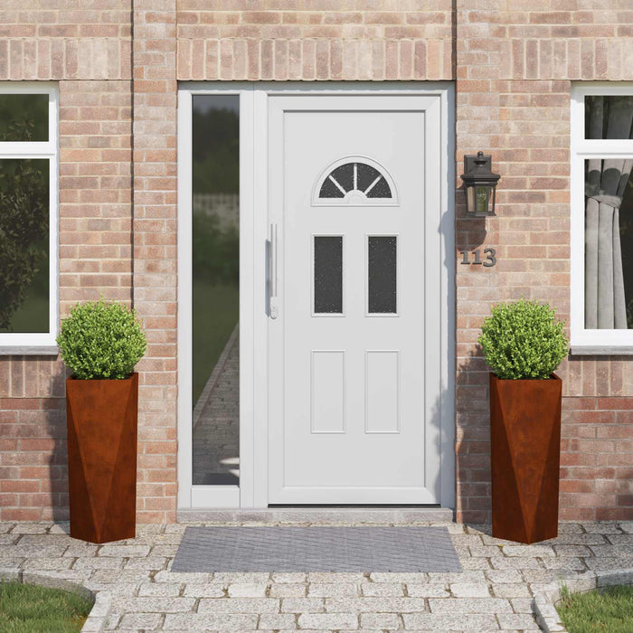 Jardinieră 2 pcs Ruginit 30 x 30 x 75 cm - WALTI WALTI
