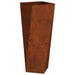 Jardinieră 2 pcs Ruginit 30 x 30 x 75 cm - WALTI WALTI