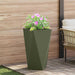 Jardinieră 2 pcs Verde măsliniu 40 x 40 x 75 cm Oțel - WALTI WALTI